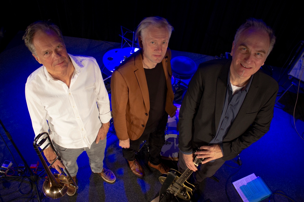 v.l.n.r. Robert Morgenthaler, Tanel Ruben, Urs Roellin. Foto: Mara Roellin